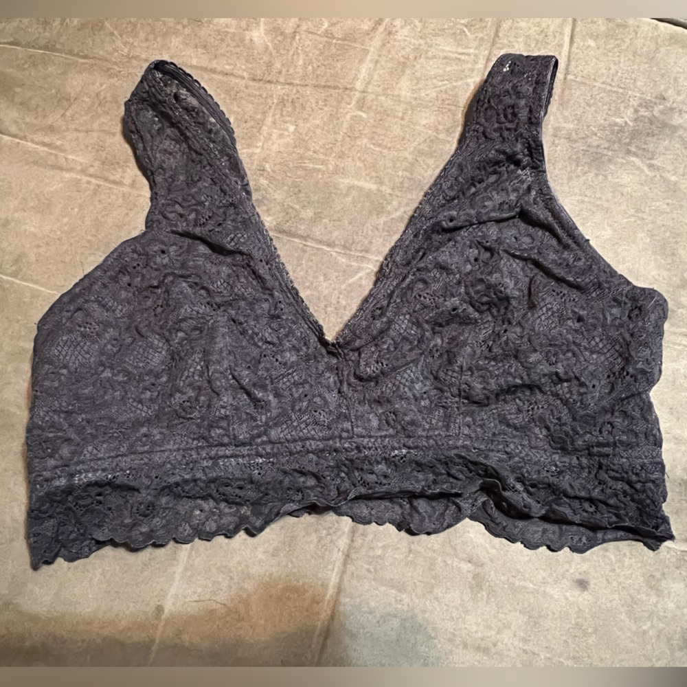 Women’s SO Grey Size XXL Lace Bralette
